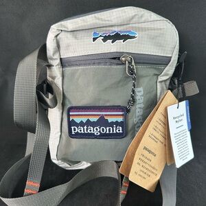 Patagonia Gray Belt Bag with Logo